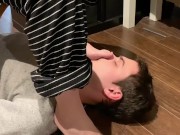 Sniffing my girlfriend’s sweaty toes 6/16