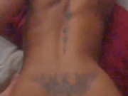 Ebony big ass POV doggy creampie  11/16