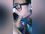 My kinky little nerd wife let's me face fuck for ORAL CREAMPIE SUPER SLOPPY 6/16