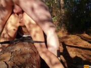 Creampied on the Side (4K Public Nature Sex) 7/16