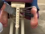 Massage chair feet tickling- torture  2/16