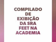 Compilado Sra. Feet se exibindo e mostrando peitos na academia 1/16