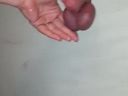 Wife Ballbusting and edging in the gloryhole  13/16