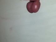 Wife Ballbusting and edging in the gloryhole  14/16