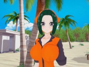 (3D Hentai)(One Piece) Sex with Makino