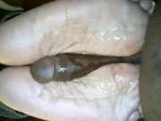 Ebony Footjob 14/16