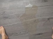 Desperate girl pissing on the floor - CatherineRain 15/16