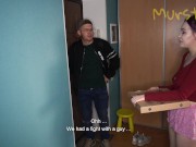 Cheated on a guy on Valentine's Day with a pizza delivery man. 1/16