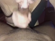 Candy’s sloppy deep throat facefuck no gag gulp on cum (massive cock) 2/16