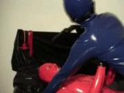 Breath Play Control Rubber Girls Lesbians Play Mouth Gag And Latex Sheet 11/16