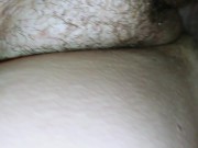 Up close chubby pussy fuck huge creampie leaking out of loose pussy 12/16