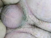 Up close chubby pussy fuck huge creampie leaking out of loose pussy 8/16