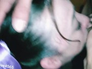 Mrs. Wicked' facefucked hard and sexy as fuck doing it 14/16