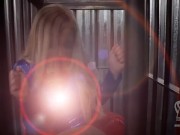 Superheroine Wonder Woman Lesbian Femdom Group Strapon Domination 9/16