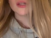 Snuck away from friends to fuck myself w/ toothbrush FULL VID ON ONLYFANS•COM/BRIARRILEY 1/16