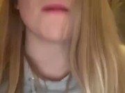 Snuck away from friends to fuck myself w/ toothbrush FULL VID ON ONLYFANS•COM/BRIARRILEY 6/16