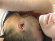 Erotic Breath Smelling, Tongue Play, Spit Play, & Nursing in Ultra 4k 11/16