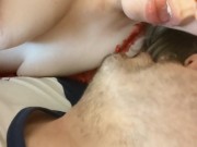 Erotic Breath Smelling, Tongue Play, Spit Play, & Nursing in Ultra 4k 9/16