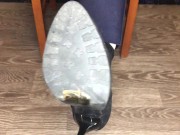 kelly_feet office secretary in black nylon stockings after work shoes  4/16