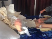 Diaper face get a foot job ruined Orgasm  2/16