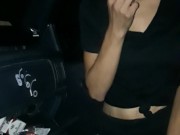 HOT Latina Chola Hooker Sucks Cock in Car 1/16