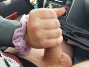 Handjob while she drives 2/16