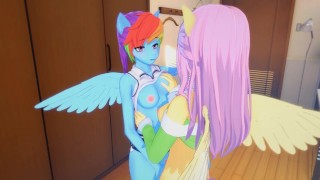 Big Titty Rainbow Dash - 3D Hentai)(My Little Pony) Rainbow Dash and Fluttershy lesbian - RedTube