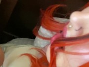 Cinnamon Anarchy tit fucked, takes it from behind and gets a Facial 9/16