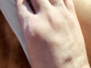 Unrasierte Muschi, Cumshot auf Höschen, Heimvideo, Nasses Höschen, Milf 2/16