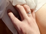 Unrasierte Muschi, Cumshot auf Höschen, Heimvideo, Nasses Höschen, Milf 3/16