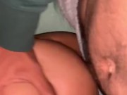 Super tight sticky pussy creams on bbc, cums on her ass 5/16