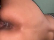 Super tight sticky pussy creams on bbc, cums on her ass 9/16