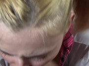 College Cutie Gets Throatpie During Busy Class 9/16