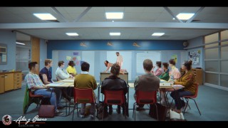 Profesora de español se folla a un alumno frente a toda la clase ...