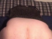 Pigtailed chubby nympho taking big mounted dildo rough and deep 9/16