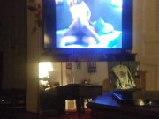 QUEENMILF SUCKS ME OFF WHILE I WATCH HER VINTAGE 90S PORN 3/16