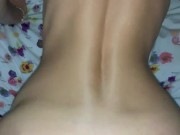 Blond french gets it quick and moan loudly POV 12/16