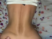 Blond french gets it quick and moan loudly POV 16/16