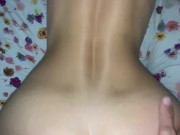 Blond french gets it quick and moan loudly POV 9/16