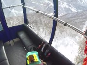 Sex with Hot Girl in the Cable Cars at the Ski Resort — POV Amateur Couple 3/16