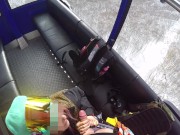 Sex with Hot Girl in the Cable Cars at the Ski Resort — POV Amateur Couple 6/16