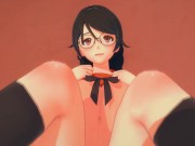 (3D Hentai)(Monogatari) Sex with Tsubasa Hanekawa 2/16