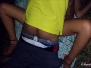 Meeting with two men on the road, they give me a cock and fill me with milk 12/16