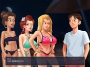 SUMMERTIME SAGA SEX PARTY, 3 GIRLS ONE DICK - PART 177 1/16