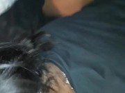 Squirter Deep throating while getting her pussy fucked 1/16