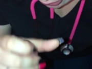 Patient cums in my mouth at work