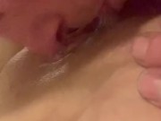 Husband eating his own cum on demand from his wife’s wet cream filled squir 7/16
