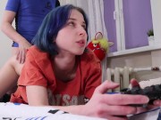  Gamer Girl gets Fucked and gets Orgasm while she plays Uncharted 7/16