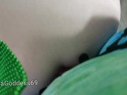 Fucking a dinosaur who is wearing a strap on: Weird Seattle Ganja Goddess furry yiff reptile dino 4/16