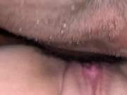 BBC gave a  white phat juicy pussy a creampie 5/16